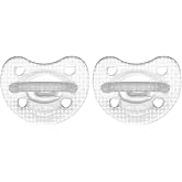 chicco Physioforma Crystal, Emzik 2-6 Aylık, 2'li, Şeffaf/Beyaz