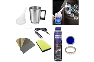 Ctopkatuo Scheinwerfer Aufbereitung Set,Scheinwerfer Reparatur Set mit 200ml Reparaturflüssigkeit,Scheinwerfer Politur Reparaturwerkzeug,Scheinwerfer Polierset,Scheinwerfer Bedampfen Set