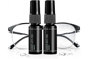 Anti-dimspray för glasögon, 2 flaskor antidimma spray för klar sikt, glasögonrengöring mot dimma för glasögonglas, solglasögon, skyddsglasögon och visir, lätt att använda