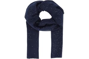 MOONBOW Foulard Femme Paillettes 20% Coton 80% Viscose - Grand Foulard Long et Rectangulaire 180cm x 70cm - Foulard Original Coloré et Pailleté Moderne et Tendance - Etole pour Mariage