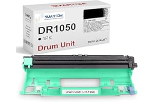 SMARTOMI DR1050 Tamburo Compatibile con Brother DR-1050 con Brother HL-1110 1110E 1112 1112R 1112A 1200 1202 1212 1210W 1212W MFC-1810 1810E 1810R 1815R 1910 1910W DCP-1510 1510E 1510R 1512 Nero