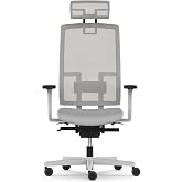 nurus ME TOO Fluid Motion Plus&reg; PP Ayak Başlıklı Gri &Ccedil;alışma Koltuğu (A&ccedil;ık Gri)