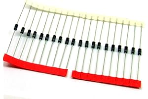 POPESQ® 20 Stk. x 1N5819 Diode Schottky / 20 pcs. x 1N5819 Diode Schottky Ersatz (besser als) 1N5817, 1N5818#A2330