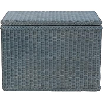 korb.outlet Wäschesortierer aus echtem Rattan mit 3 Fächern