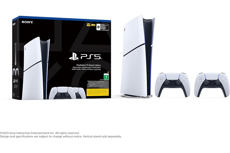 PlayStation 5 Digital Slim Console + Extra Controller