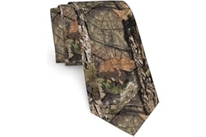 JKJOJIA Camo Orange Ties For Men Novelty Neckties Classic Fashion Men's Tie For Wedding Party Casual Gifts