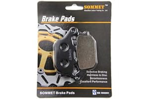 SOMMET 1 Paar Motorrad Bremsbeläge Hinten für Yamaha MT-09 IRC 847cc 2014-2016/MT-09 ABS 847cc 2017-2022
