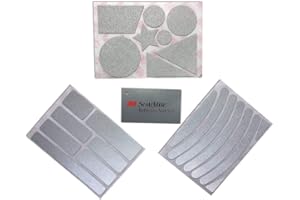 Salzmann 3M Bande réfléchissante - Fabriquée avec matériau réfléchissant 3M - Adhésif Haute visibilité pour Sacs à Dos, bicyclettes, etc.