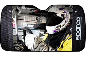 Sparco Parasole parabrezza SPC1718L Auto 140 x 70 cm in Alluminio