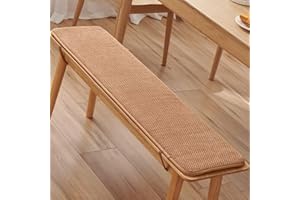 uyeoco Coussin de Banc de Jardin 2/3 Places,Coussin de Banc Exterieur/d'intérieur,Coussin de Banc rectangulaire pour la Maison/Jardin/Chaise/balançoire/Patio(@7,30x200cm(11.8X78.7IN))