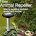 Produktbild TAOtTAO Solar Ultraschall Schädlingsbekämpfer Sonic Mole Vole Schlange Ratte Nagetier Abwehrmittel 2 stücke Neuer, heiß verkaufender Solar-Repeller mit Ultraschall-Eichhörnchen-Schlagenabwehr