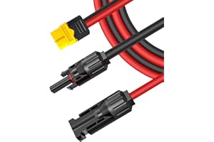 iHaospace Solarstecker auf XT60 Stecker Solar Kabel Verlängerung 0,6./1,5m/3,5m/5m für Ecoflow Delta/River Anker Solix Solarpanel zu Powerstation (1,5m)