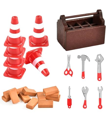 Wichtel Zubehör Weihnachten - 7er Set Miniatur Dek Produktbild-Vorschau 4