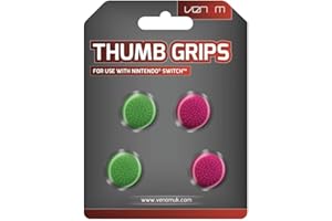 Venom Joy Con & Pro Controller Thumb Grips - Pink & Green (Nintendo Switch)