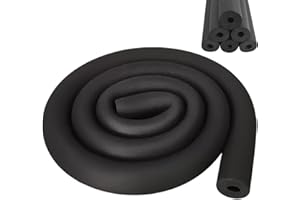 TWSOUL Aislamiento de tuberías de espuma, diámetro de 6 mm/16 mm/25 mm/32 mm, tubo de aislamiento de tuberías, aislamiento de espuma suave, 9 mm de grosor aislante para calefacción, sanitario, tubo de cobre