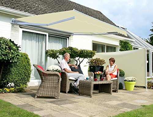 3,0m günstige Standardmarkise, Elfenbein - 300g/qm Polyester