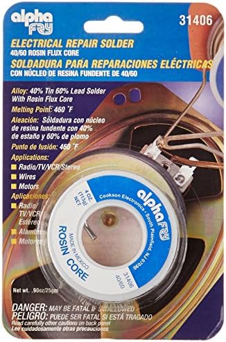 Fry Technologies Cookson Elect 40-60 Electrical Rosin Core Solder AM31406