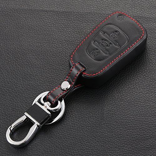 STYLINGCAR Car Key Holder Car Key Fob Cover Organiser for Sportage Ceed Soul I10 I20 I30 (Fold Key Fob)