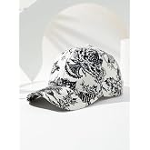 Valkyrie Kadın Siyah Beyaz Desenli Ayarlanabilir Şapka Baseball Cap G&uuml;nl&uuml;k Spor Şapka