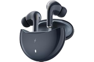 Fire-Boltt Aero TWS Earbuds Custom EQ, Wireless Bluetooth 5.4, Music & App Support, 50H Playtime, Fast Charging Case, 50ms Low Latency for Gaming, Touch Controls, IPX4 Waterproof, Clear Calls - Blue