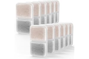 SAMANIJA Paquete de 12 almohadillas purificadoras de aire de doble acción compatibles con caja de arena Jumbo Regular Smartshift, mantiene a raya los olores desagradables