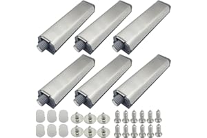 CTRICALVER 6 szt. Otwieracz do szuflad, zamknięcie szafy, amortyzator drzwi, zawiasy do szuflad, magnetyczny zaczep, do mebli domowych, szafek, zawiasów szuflad, cięższy chwyt, 6 szt