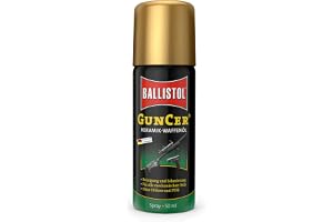 BALLISTOL 22165 GUNCER keramiskt vapenolja 50 ml spray – temperaturbeständig vapenvård, smörjmedel, korrosionsskydd