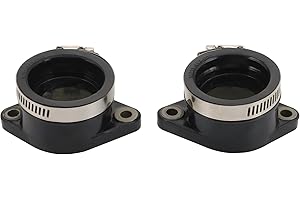 GOOFIT Carburetor Intake Manifold Boot Replacement for CB450N CM400T CB450SC CB400T 16211-413-000 16211-447-000 16211-447-670