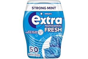 ‎EXTRA Extra Professional Fresh Kaugummi, Strong Mint, 50 Dragees