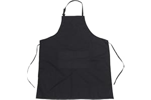 Layhou Fartuch fryzjerski do strzyżenia włosów, fartuch fryzjerski, do salonu fryzjerskiego, stylista, czarny fartuch fryzjerski, czarny, jeden rozmiar