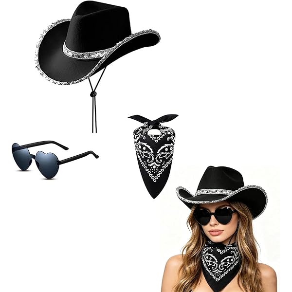 ensemble de 3, chapeaux de cowboy western , élégants et pour hommes, avec boucle de ceinture et bandana motif , ensemble de jeu de rôle de costume d' halloween, tenue de cowboy pour ensemble de 3, chapeaux de cowboy western , élégants et pour hommes, avec boucle de ceinture et bandana motif , ensemble de jeu de rôle de costume d' halloween, tenue de cowboy pour