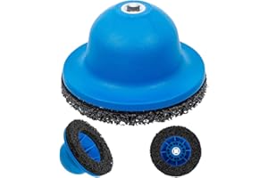 Zinueen Smerigliatrice per Mozzo Ruota Auto, Pulitore Mozzo Ruota, Disco Grossolano, Ø Interno 90 mm Ø Esterno 150 mm, carburo di silicio Spazzola abrasiva per Pulizia mozzi