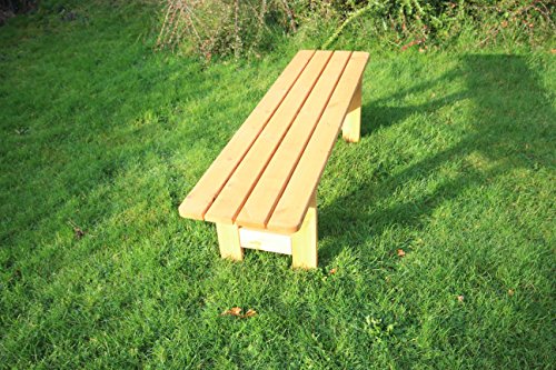 Holzbank Gartenbank Parkbank Massivholz Holz-Gartenbank Terrassenbank GB-150 - 6