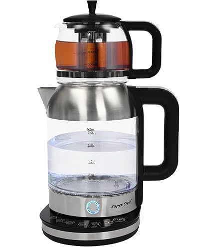 Glazen Theekoker, Waterkoker, 2,5 L 1 L, Multifunctionele Elektrische Temperatuurinstelling Lcd Display
