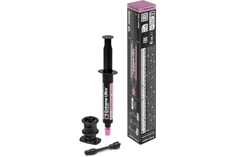Errecom Extreme Ultra - 6 ml, Sellador de Fugas para Sistemas de Aire Acondicionado de Automóviles, incluye el adaptador para