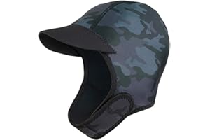 IEASEY Scuba Diving Hood 2mm Neoprene Swim Cap with Chin Strap Stretchable Diving Cap Wetsuit Hood Surfing Thermal Hood for Snorkeling Kayaking Sailing Canoeing Water Sports Cap