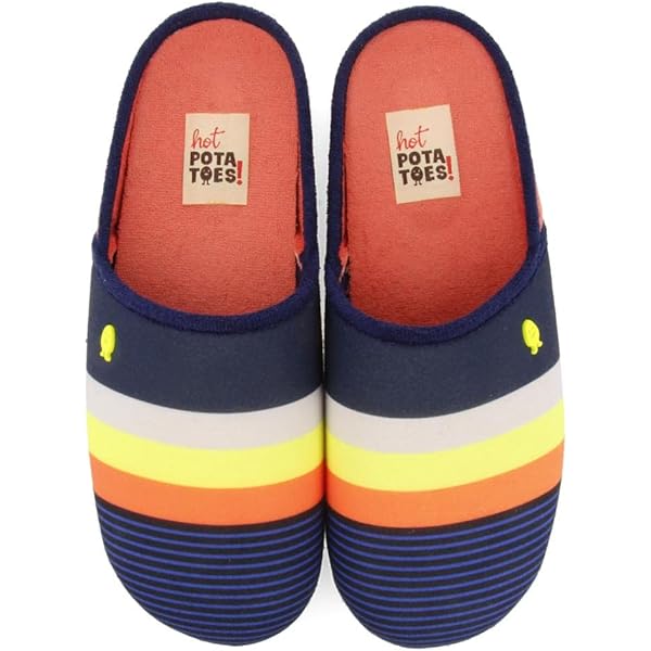 HOT POTATOES Rutledge Herenslippers, zwart, maat 43, Zwart, 43 EU