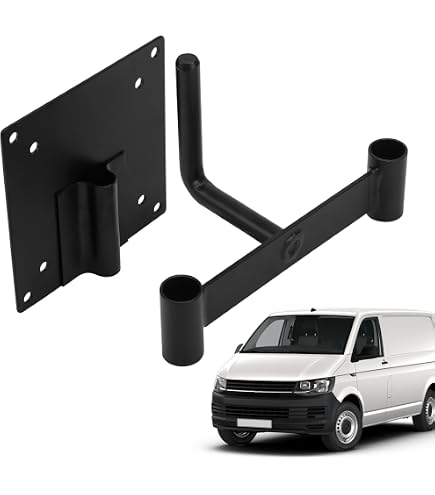 Supporto TV Per Camper Con Poggiatesta - VESA 75/100, Girevole E Inclinabile Per TV 12-24 Pollici, Fino A 13,6 Kg, Per VW T4/T5/T6