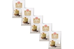 Easiyo Vanilla Yogurt Base Mix Sachets, 5 x 230g - Each Makes 1kg