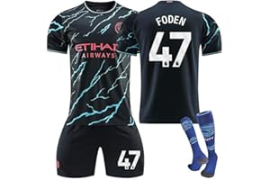 TYTF 23/24#47/17/9 Maglia Nuova Stagione Casa/Fuori Calcio Maglie Pantaloncini Set Bambini/Adulti Kit di Formazione Ragazzi