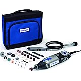 Dremel 4000 Multifunktionswerkzeug 175W, Set mit 45 Zubehörteilen, 1 Aufsatz, Variable Drehzahl 5.000-35.000 U/min zum Schnei