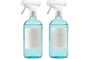 MaisoNovo flacone spray per piante - Blu da 500 ml x 2 con 16 etichette completo di spruzzino