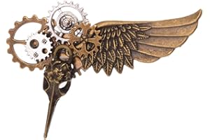 GRACEART Steampunk Ingranaggi Orologio Capelli Perno