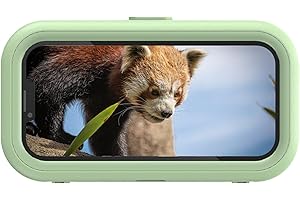 RUMGUG Dusch Handy Ständer, Handyhalterung Dusche wasserdichte Handyhülle Telefonhalterung HD Touchscreen Handyablage Wandhalterung Halter Verstellbar Duschehalterung Handyhalterungen für Küche Badezimmer