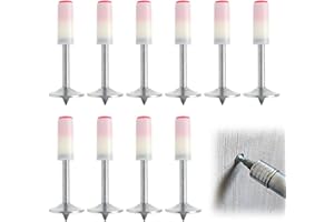 ZHIVEMEI 400 pièces de clous pour pistolets à clous, assortiment de clous en acier trempé de 7,3 mm, clous ronds en acier manuels, clous en acier pour béton pour dispositif de fixation par boulon, clous à