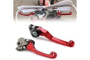 FAST PRO Motorbike Billet Pivot Pieghevole Frizione Leva Freno per CRF450R CFR250R 07-17 07-17 Rosso