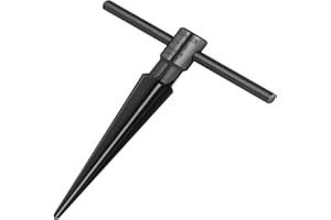 ENGINEER tr-02 Alesatore a foro conico in metallo (per fori di diametro 3-16 mm), acciaio ad alto tenore di carbonio. Made in Japan, grigio