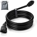 YIBEICO Câble de batterie supplémentaire de 1,5 m avec sac de rangement pour Ecoflow Delta 2/2 Max/3/3 Plus/3/1500/Wave 2/Wave 3, XT150 - Ne convient pas pour Delta Pro/Pro 3/Ultra/3 Max