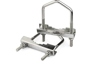 Eightwood Antenne Yagi Wi-Fi Support Aluminium 3,9" x 2,36", 2 Pièces Extérieur Sans Fil Point d'Accès Multi-Voies