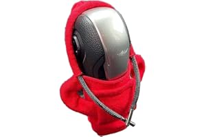 YELITE Auto Schalthebel Abdeckung, Universal Schaltknauf Hoodie Shifter, Automatik Schaltknäufe Überzug für Dekoratives, Car Gear Shift Knob Cover Hoodie (Rot)